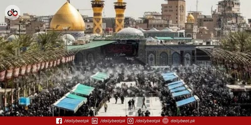 Pakistani pilgrims Iraq group travel