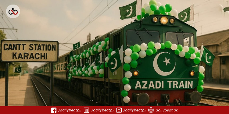 Special Azadi Safari Train Departs from Karachi to Tharparkar