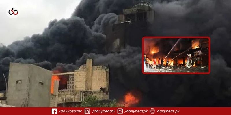 Fire in Karachi Factory Started in Basement